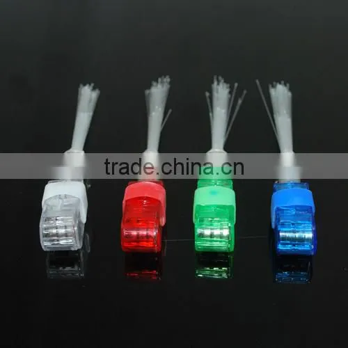 4x Color (blue, green, white and red) LED Party Bright Finger flashing Lights Ring Glow Torch light