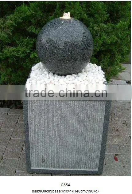 Garden fountains, small bubble decorative water features for hotel or villa