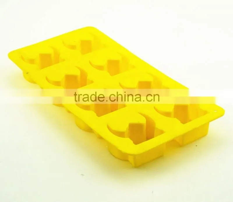 11195 cow head shaped silicone chocolate mould and mold