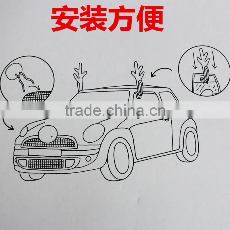 2016 Cute Christmas Gift Car Antlers Christmas Decorationg Car Accessories