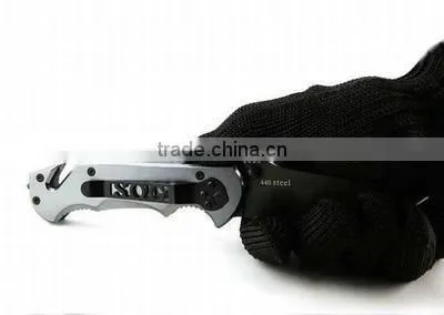New Black Anti-CUT Glove Cut Resistant Knitted Anti Cut Gloves Protect Hands