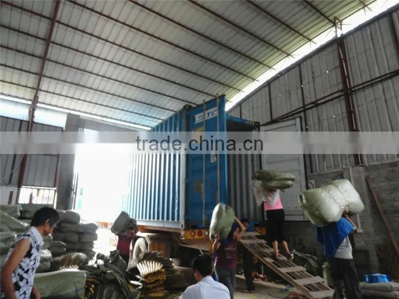 Chinese natural grass short handle broom