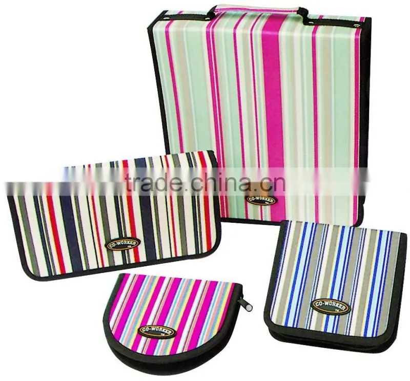 Plastic CD rack or CD holder with handle