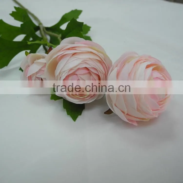 silk cloth high quality decoration small ranunculus flowers