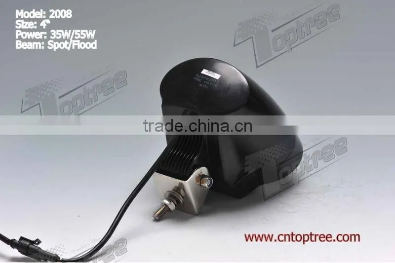 TOPTREE Aluminium Housing 12V/24V 4" 55W Xenon Heavy Duty Work Light 2008