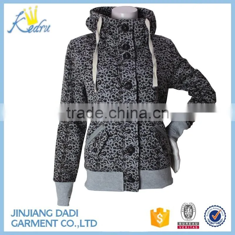 Women Leopard Printed Winter Coat