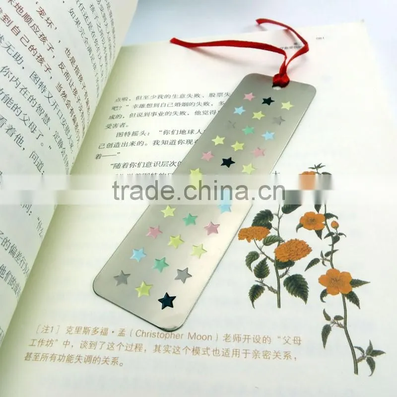 art & collectible fancy metal bookmark for souvenir and wedding decoration gifts