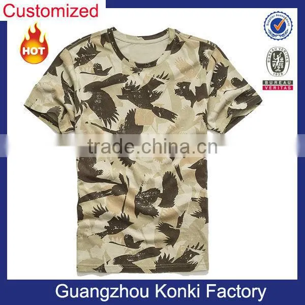 2015 OEM Newest Fashion Wholesale Camo T Shirts