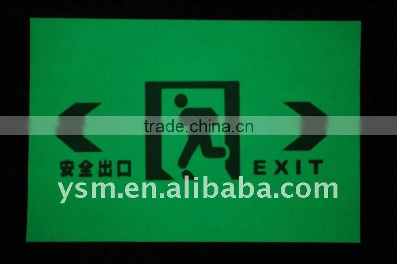 acrylic type printable luminous film for warming sign