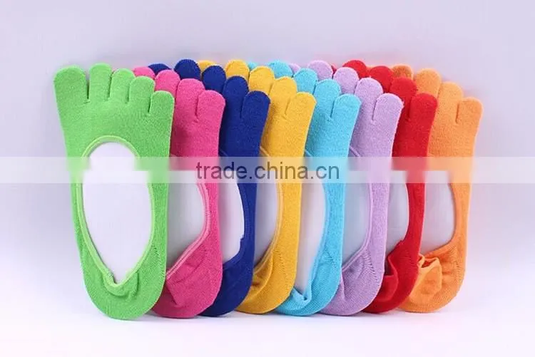 Summer New Casual womens Socks Cotton Sports Five Finger Socks Casual Breathable Calcetines Toe Socks Ankle Socks