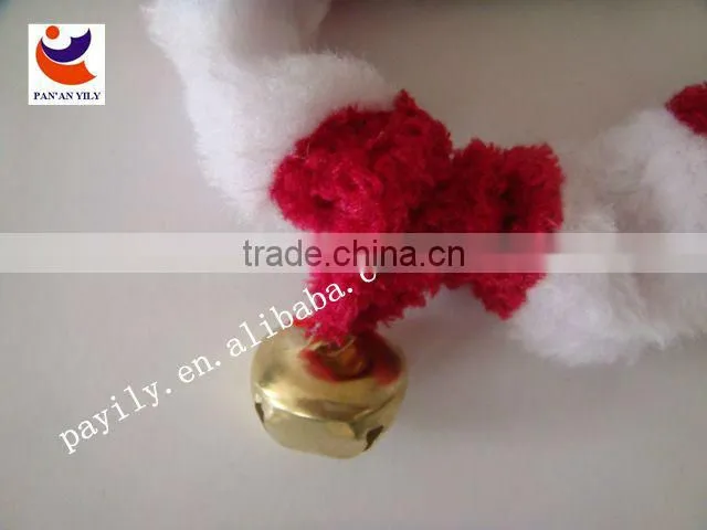 2014 factory outlets plush material wholesale cute pet dog collars