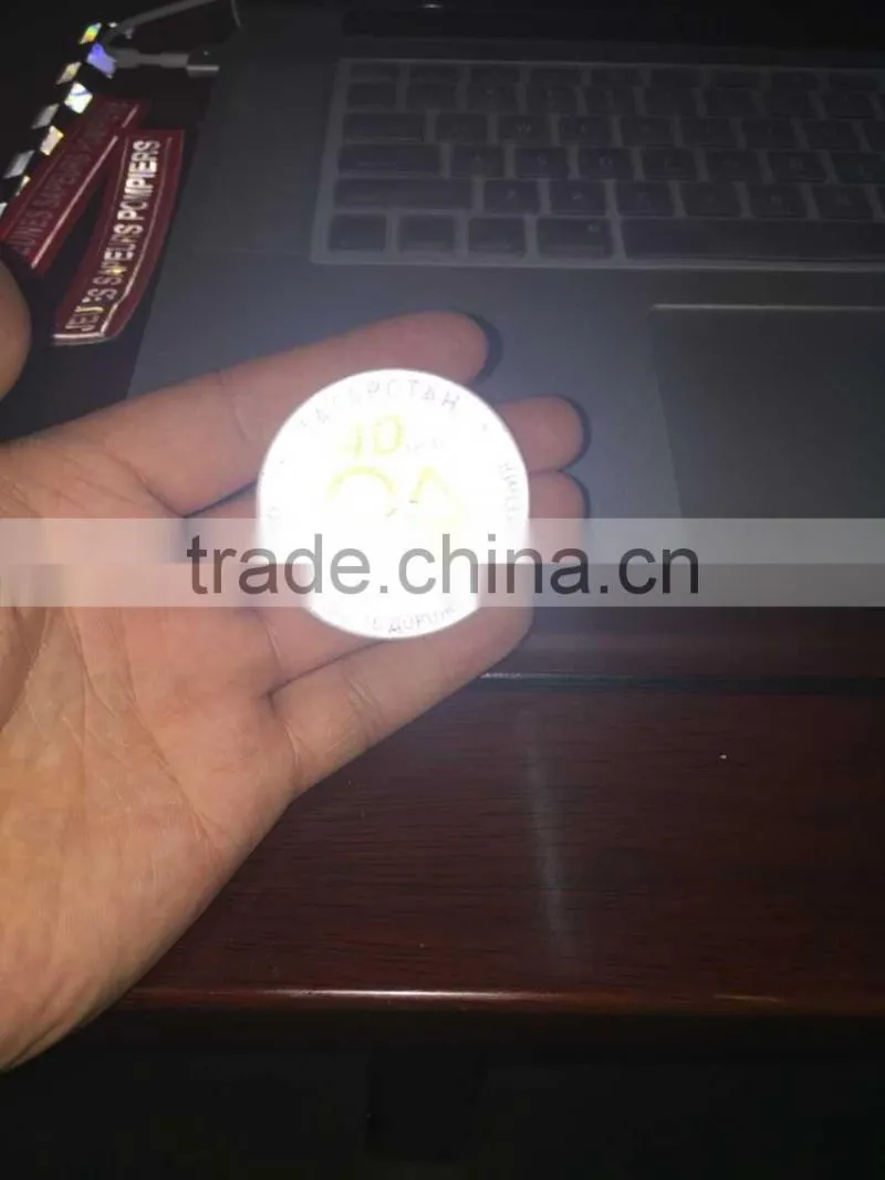 high visible custom promotion safety custom reflective pin badge