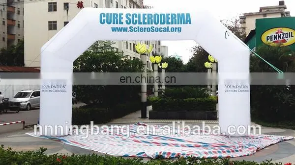 inflatable finish line arch for event