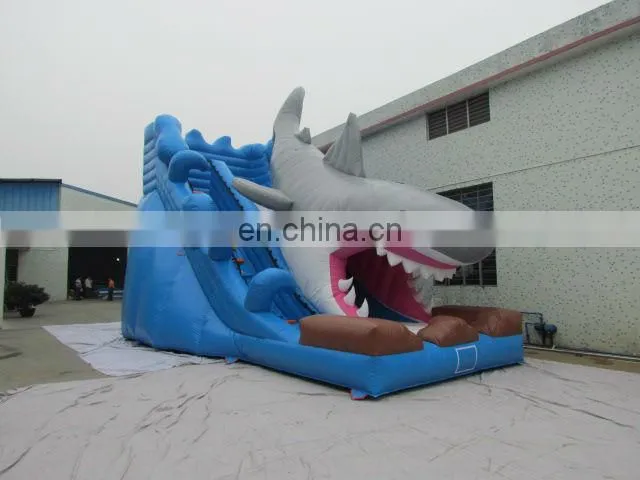 Guangzhou TOP super long hippo inflatable water slide