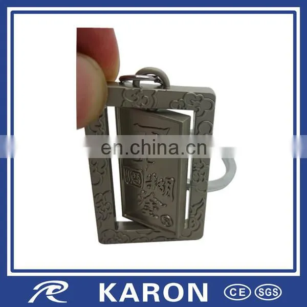 die casting keychain custom logo key tag