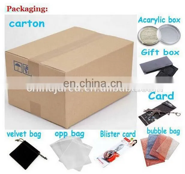 Shiny Finish Gold and Silver Color Metal Crafts Souvenir Coin for Sales