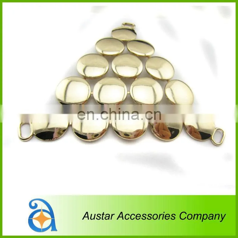 Metal Gold Plated Rhinestone Shoe Decorative buckle for ladies high heel