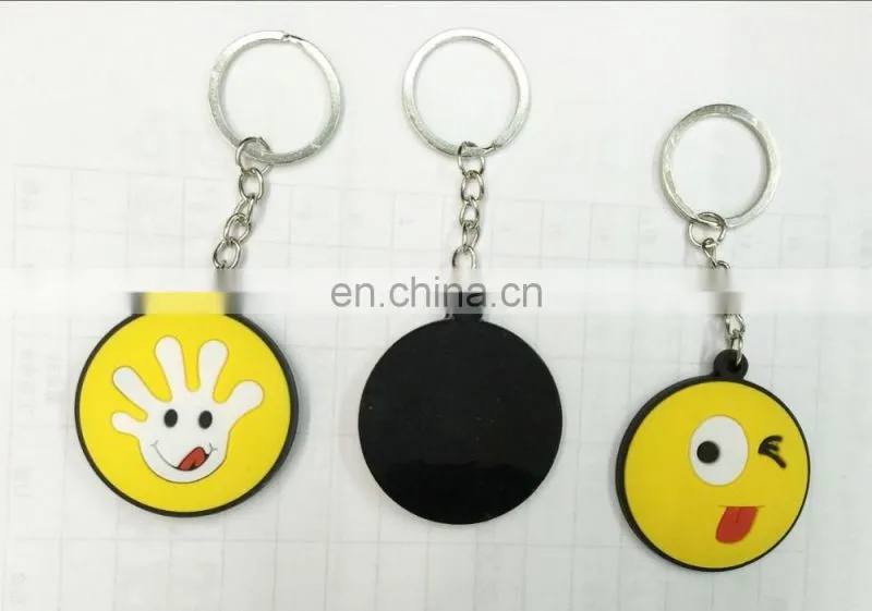 new developed 36 styles soft PVC emoji keychains