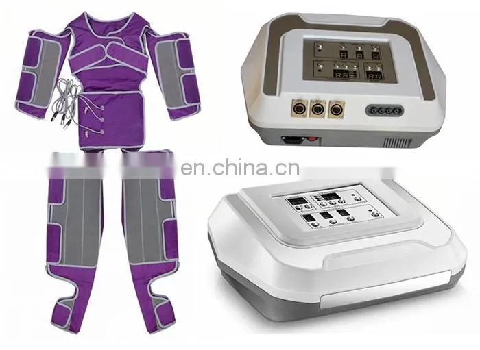 Factory body slimming 3 in 1 far infrared heating ems therapy pressotherapy lymphatic drainage machine
