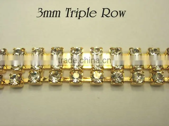 0323L Wholesale Sew on Rhinestone Cup Chain,cup chain rhinestone For dresses,China supplier Rhinestone Cup Chain
