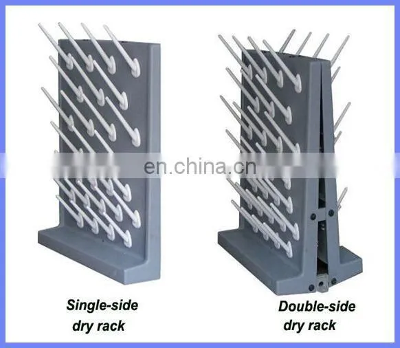 Good price Laboratory single faced drying rack pp lab pegboard