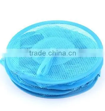 Hanging Mesh Space Saver Bags Organizer 3 Compartments Toy Storage Basket for Kids Room Organization Mesh Hanging Bag