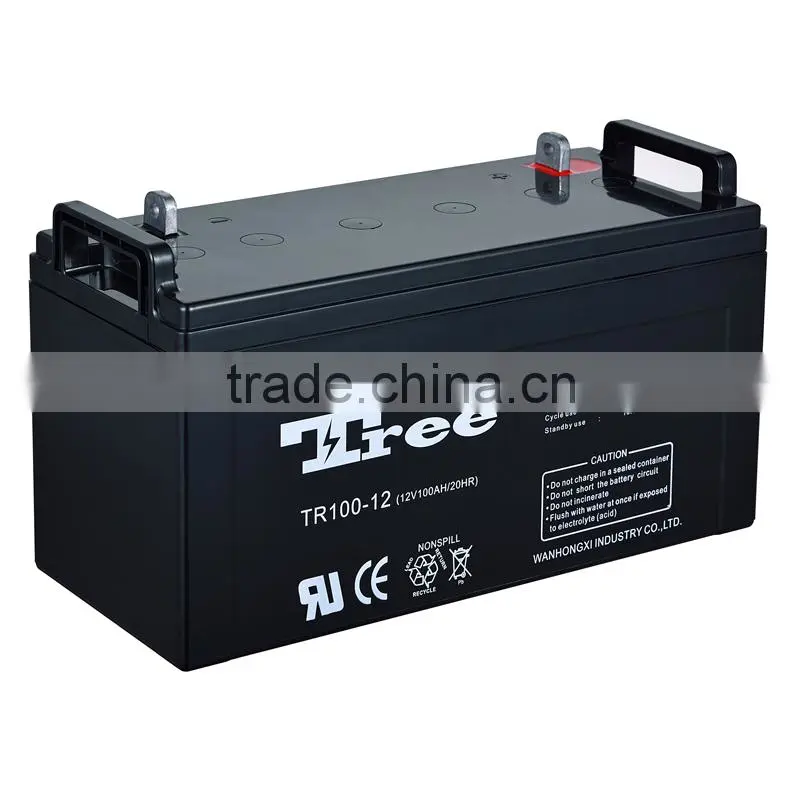 Gel Battery 12v Battery 12v 100ah Deep Cycle Battery