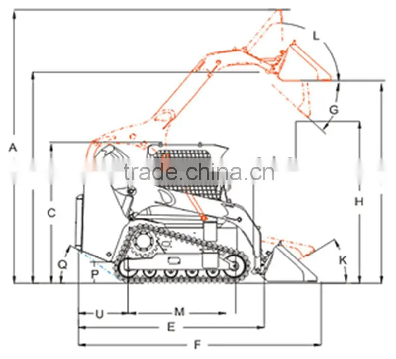 china mini farm skid steer loader for sale on alibaba