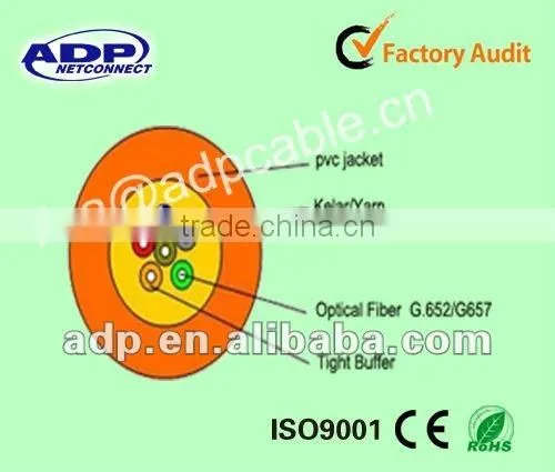 G.652D breakout fiber optical cable