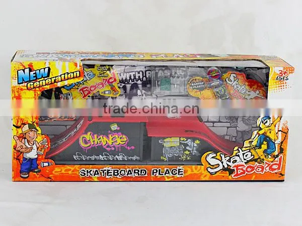 Cheap Combined Toy Finger Skate Skateboard With Ramp