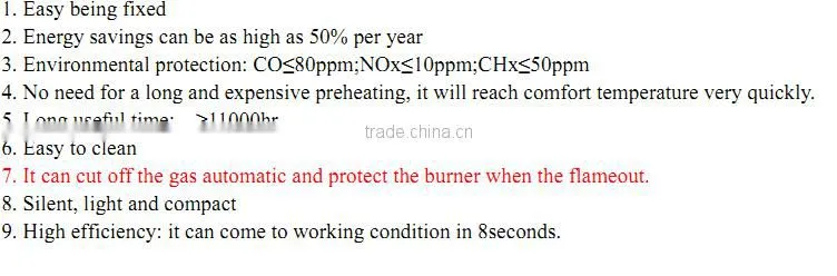 Infrared burner for bbq grill,stove,oven,meat HD220