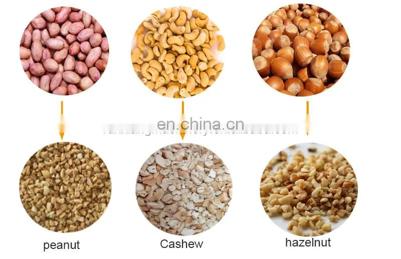 Peanut Coconut Cashew Nut Chopping Machine Cutting Grinding machine for Industrial