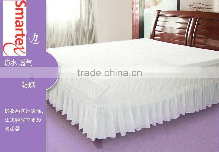 waterproof mattress protector with lace