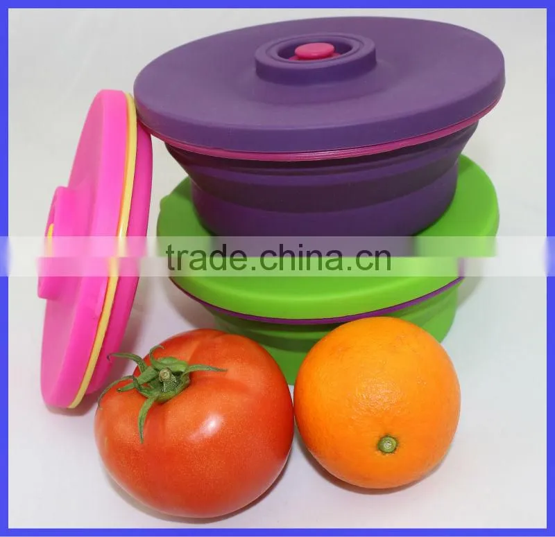 2014 New Floding Collapsible Hamburger Lunch Box