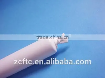 80g cosmetic tube with flip top cap, white printed cosmetic plastic tube for gel and cream
