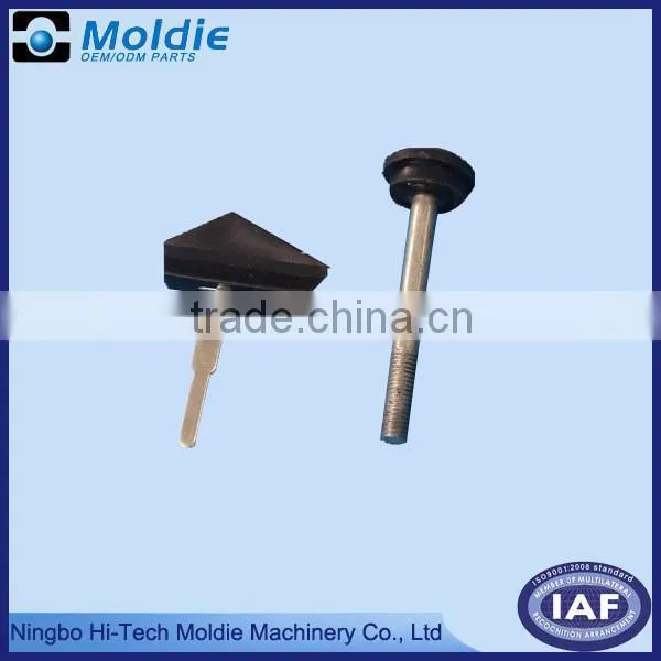 metal furniture parts with a plastic cap