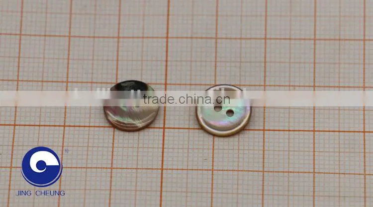 customized natural conch shell decoration button for dress