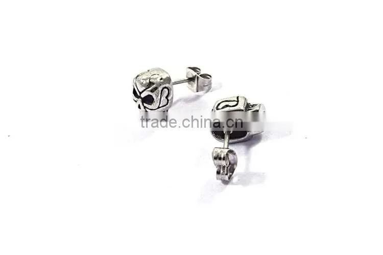Fashion earring designs new model earrings skull punk earrings