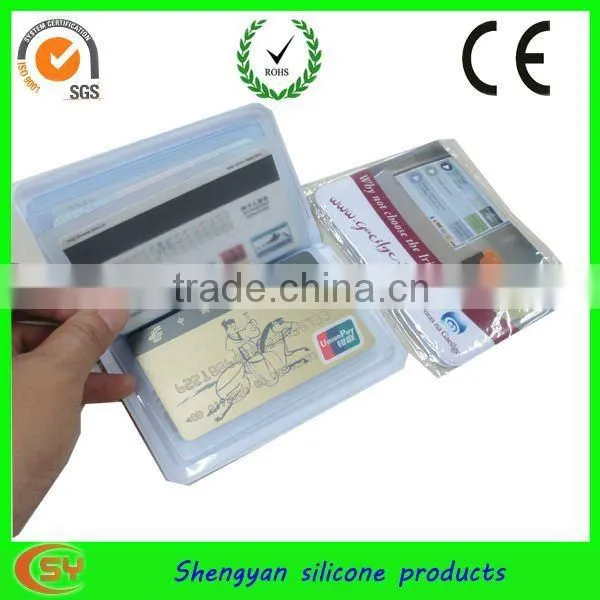 ECO-friendly PVC business id name credit card holder
