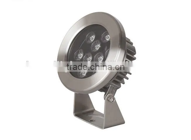 High Lumen High Power DMX512 Control 3*1W Stainless Steel IP68 RGB LED Underwater Light