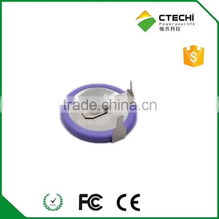 ML2020 Car key battery 3V Coin cell with solder tabs