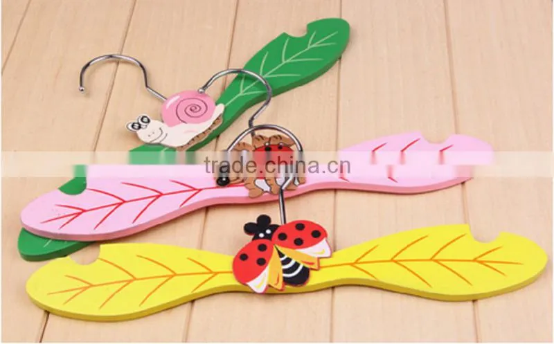 Color Hanger for Baby and Kid&Children Clothes/Cartoon Wooden Hanger