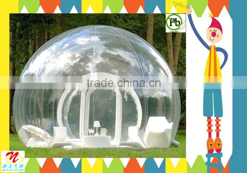 Portable planetarium inflatable dome tent in green