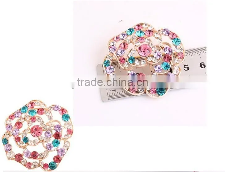 Corsage wholesale noble scarf buckle crystal brooch