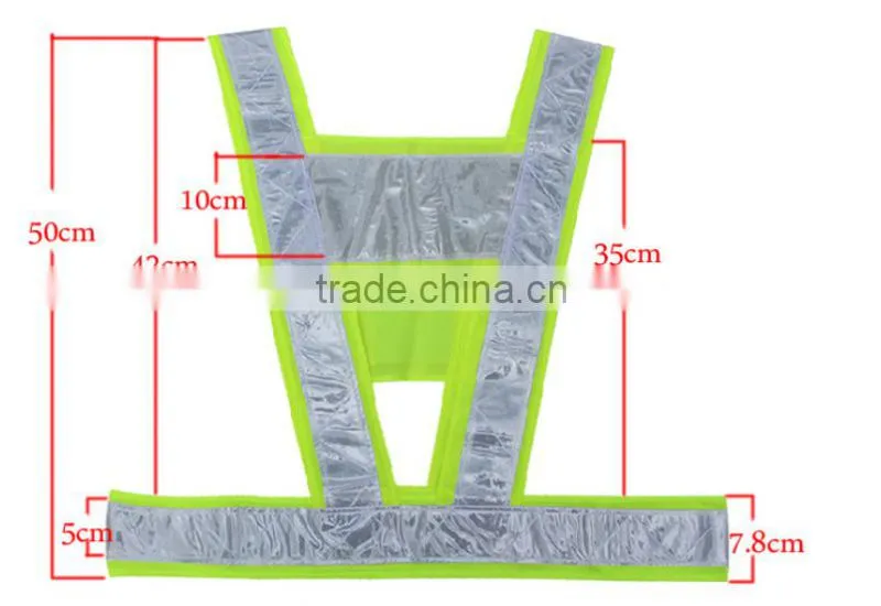 BS-FGY635 V style Reflective safety vest clothing