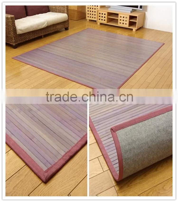 China made practical summer cool natural bamboo carpet rug