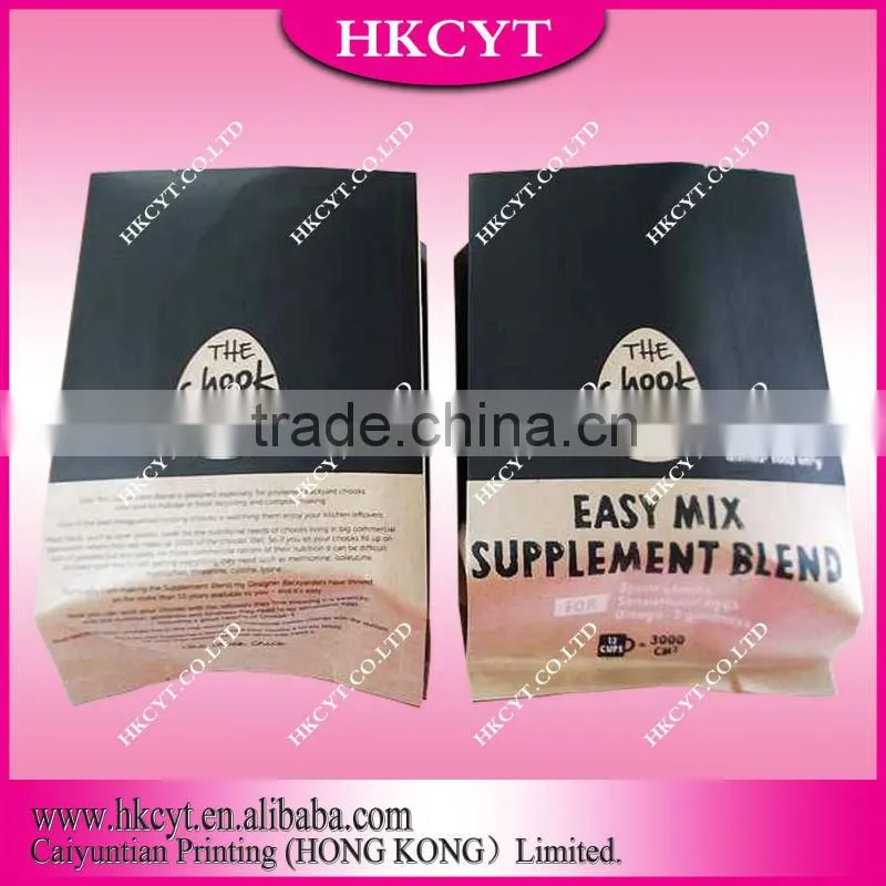 Custom design side gusset coffee packaging bag with valve