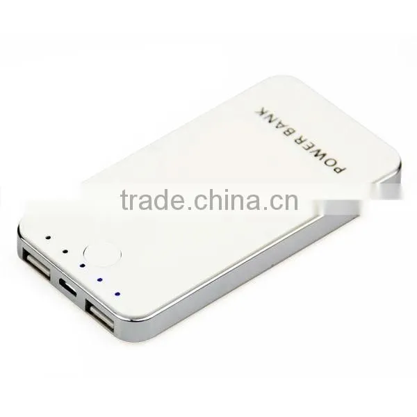 OBOE 5000mAh Slim Mobile Power Bank with dual outputs