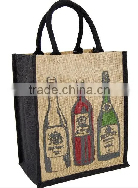 2016 burlap shopping bag