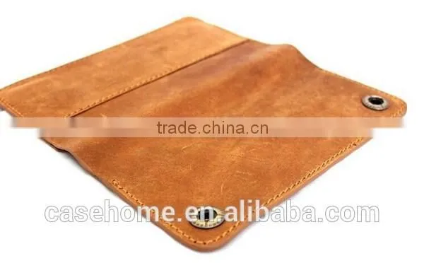 Brown Wallet Leather Case for Huawei P8 Lite , Phone Case for Samsung Galaxy J1